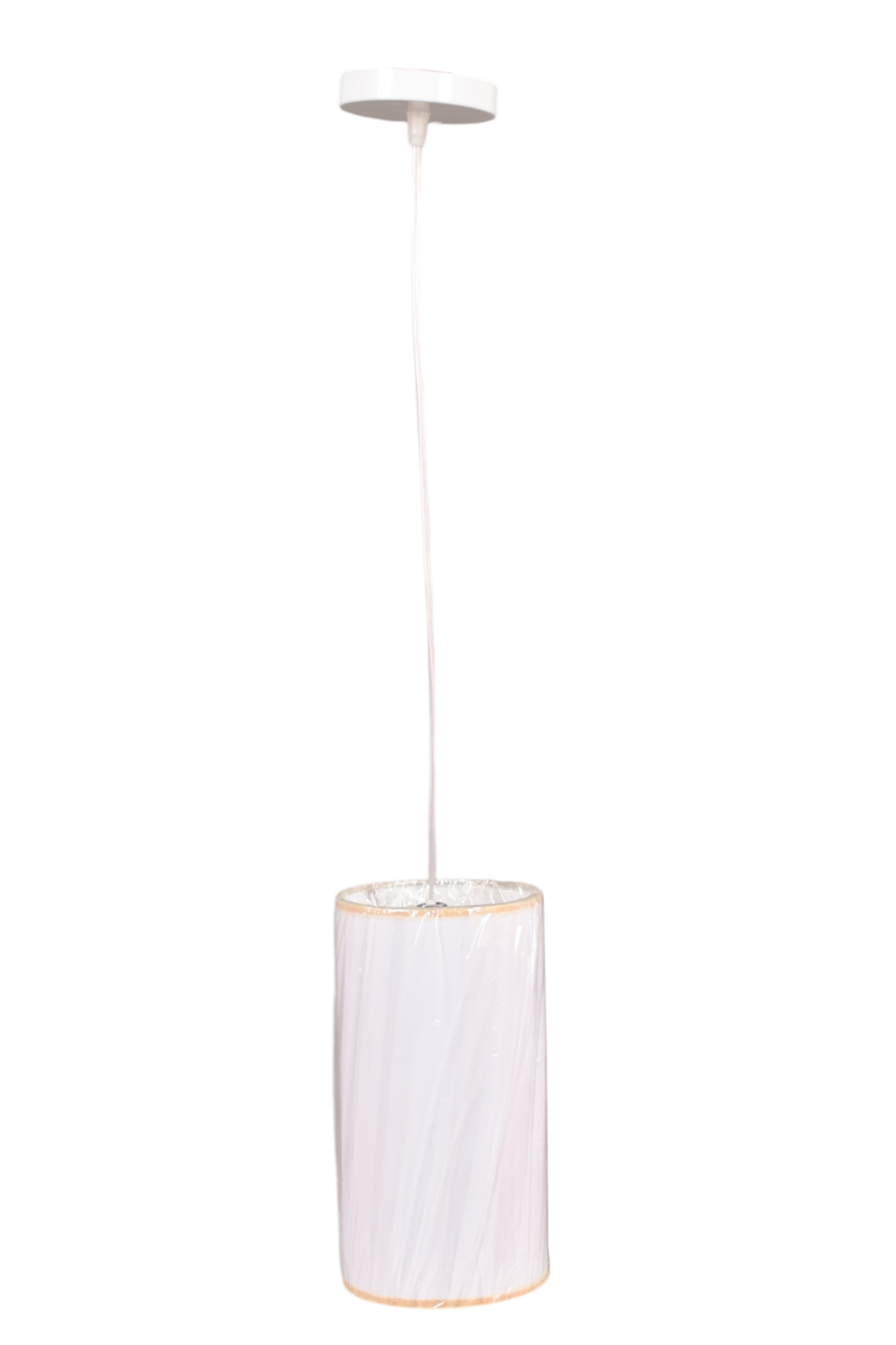 Modern ceiling pendant, metal, 70x13 cm - White