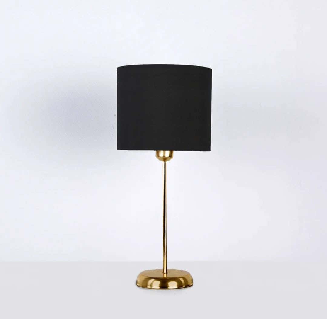 Modern lampshade, metal, 42x20 cm - Black Gold