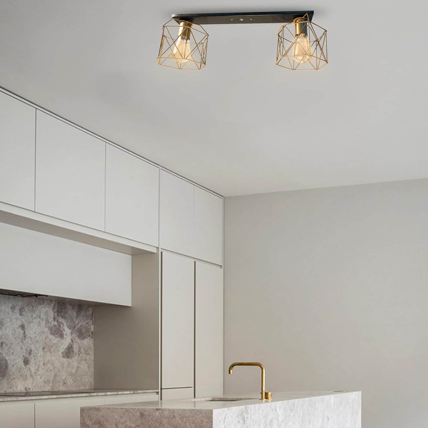 Ceiling lamp, Metal - Black