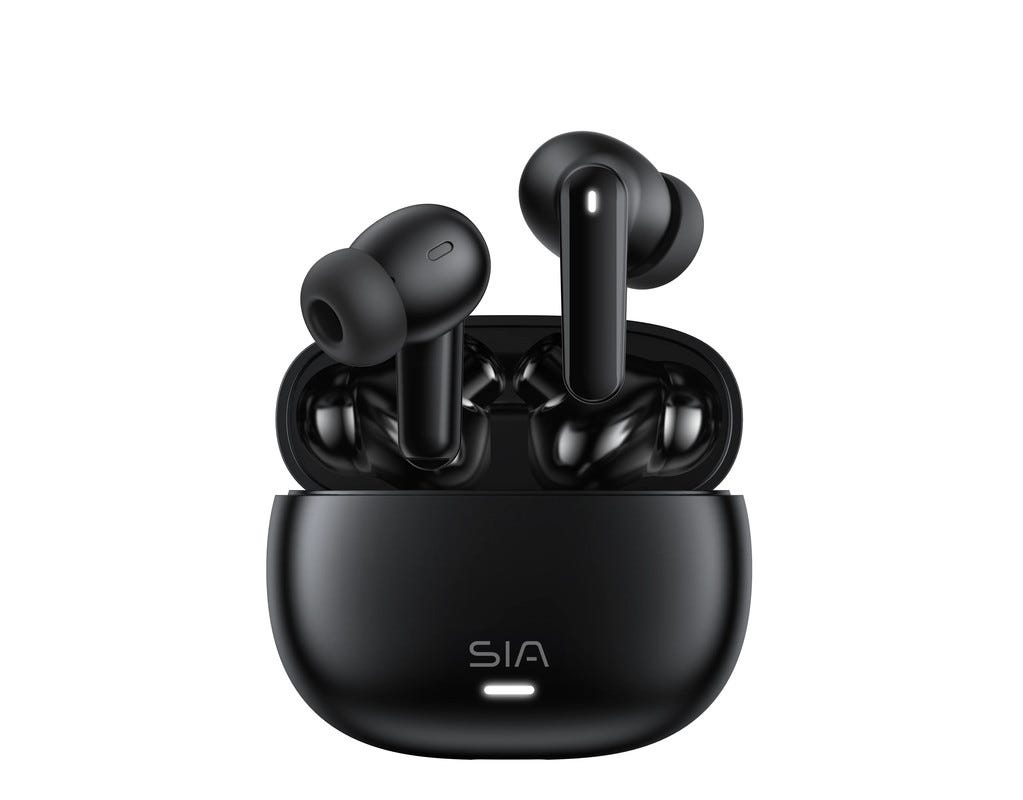 احصل على ايربودز سيا ، ترو استريو، TW101 Pro -اسود مع أفضل العروض ...