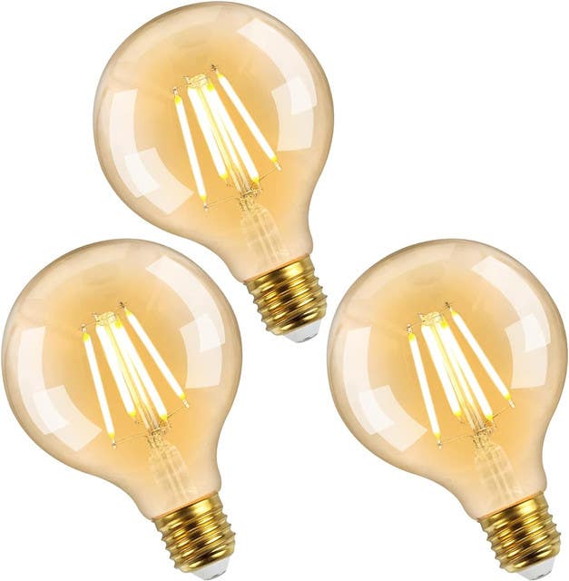 LED Bulb Set, 6 watt, 3 Pieces, 13x7 cm - Warm