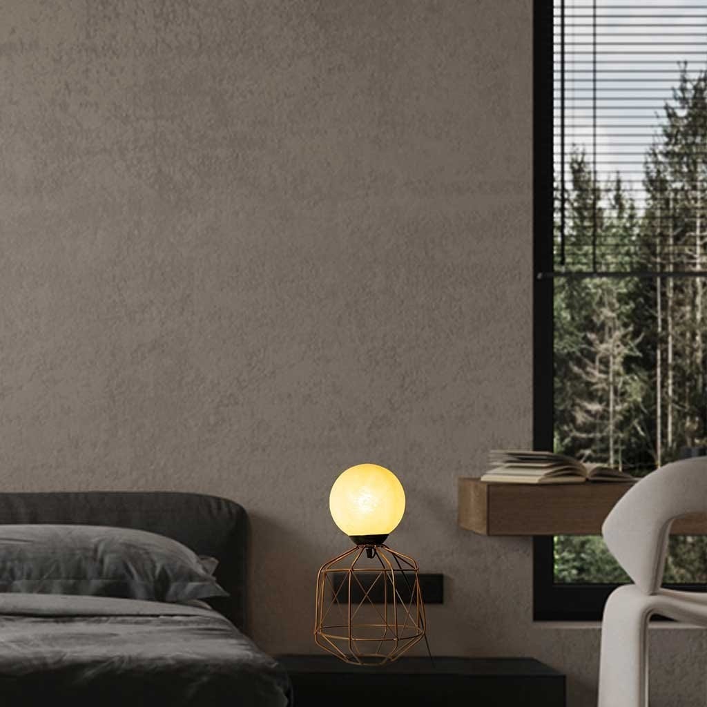 Metal Lampshadehade, Bulb, 48×25 cm - Gold