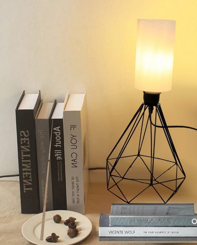 Metal Lampshadehade, Bulb, 42×22 cm - Black