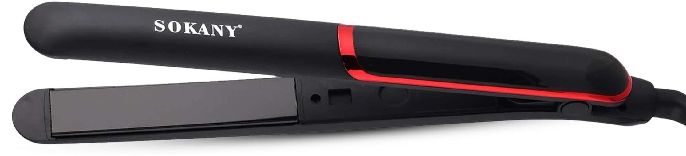 Sokany Sk-15010 Hair Straightener, Up To 230 Degrees - Black