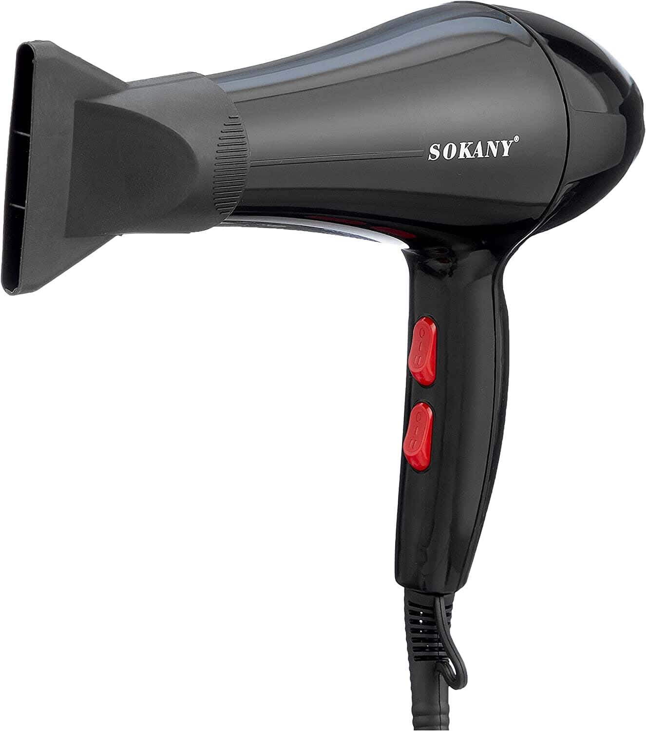 Sokany SK-2223 Hair Dryer, 2 Speeds, 3000 Watts - Black