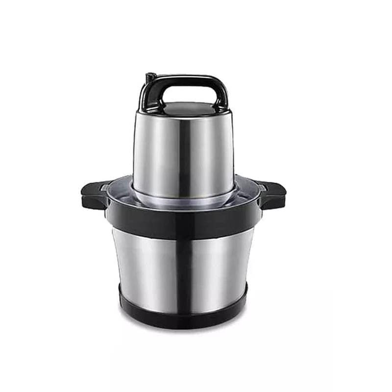 Sokany SK-YM-7055 Electric Meat Grinder, 1500 Watt, 8 Liters, 3 Speeds - Black Silver