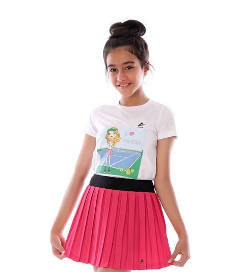 Anja Polyester Sport Skirts, For Girls - Pink