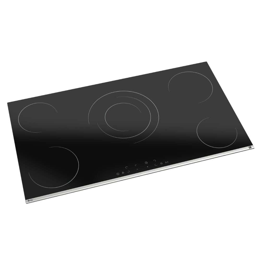 Purity Hpree V9050 Built In Stove, 90 Cm, 5 Burners - Black