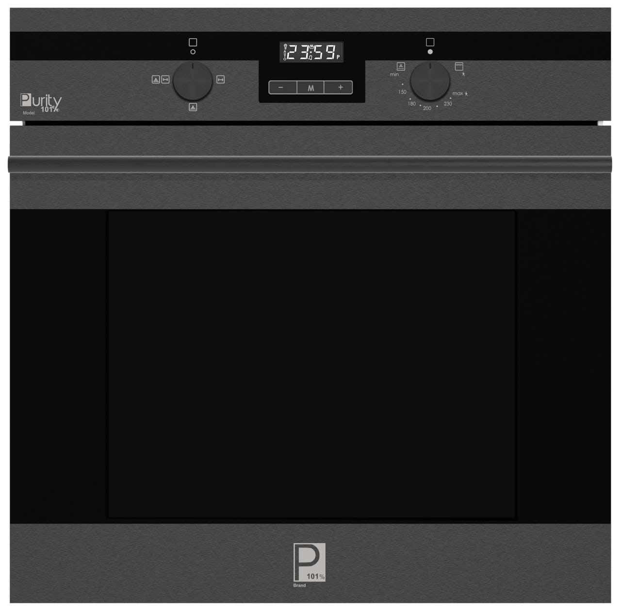 Purity Fr Pro Built-In Oven, 60 Cm, 73 Liter - Black