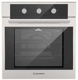 Ecomatic G6424T Built-In Gas Oven, Fan, Grill, 60 Cm - Silver