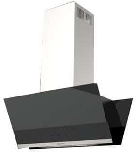 Ecomatic H9110Imrtx Built-In Hood, 5 Speeds, 90 Cm - Black Silver