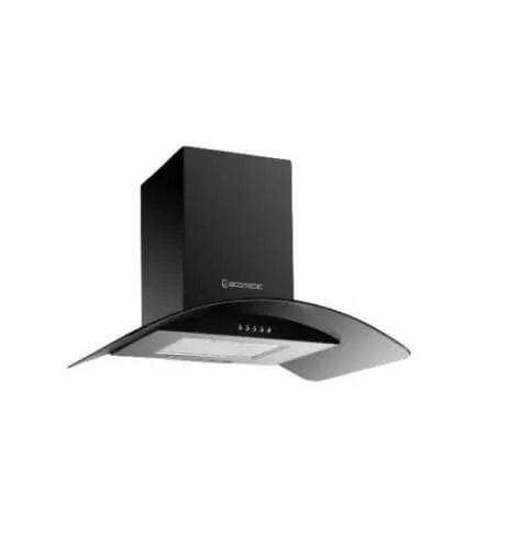 Ecomatic H96Gbk Built-In Hood, 3 Speeds, 90 Cm, H96Gbk - Black