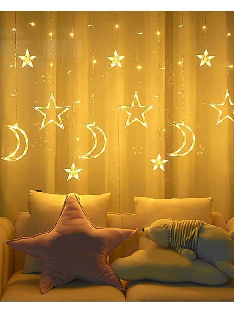 Ramadan Lantern, With Candle - Golden