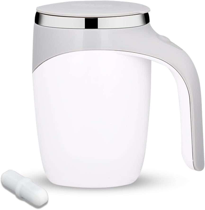 Stainless Steel Thermos Flask, 380ml - White