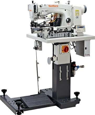 Sunsure SS-63920-D4 Computer Direct Drive Automatic Wire Cutting and Foot Roller (Lock/Chain) - White