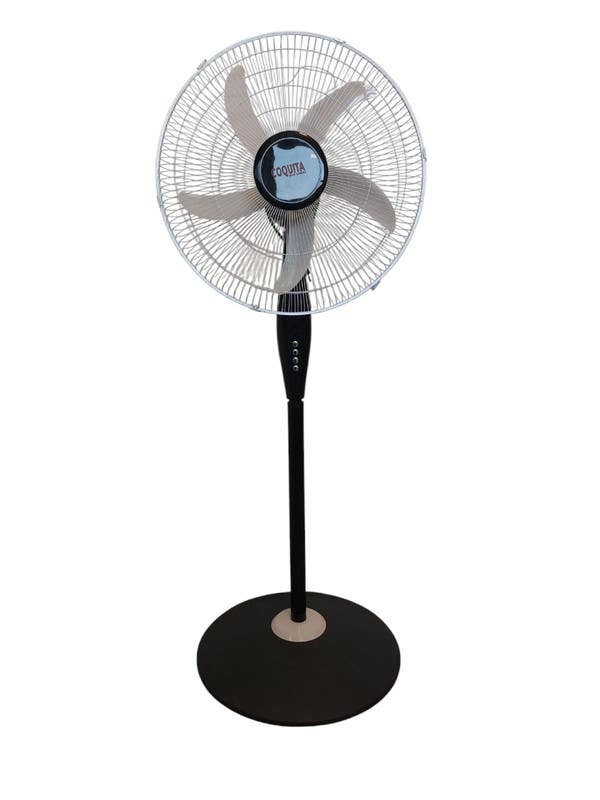 Stand Fan Coquita , 18 Inch, 3 Speeds - Black White