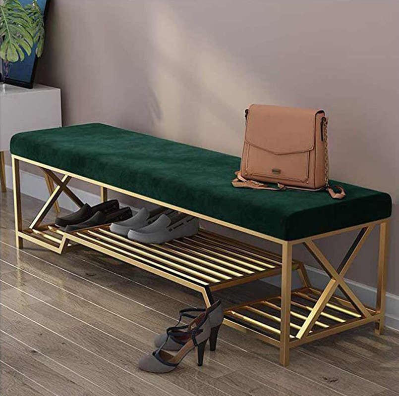 Buffet, Rectangular Shape, One Piece, 50×35×110 cm - Green Gold
