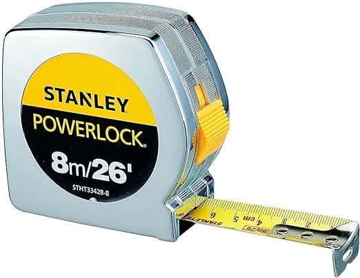 Stanley STHT33428-8 Meters Measure, 25 mm, One Peice - Multicolor