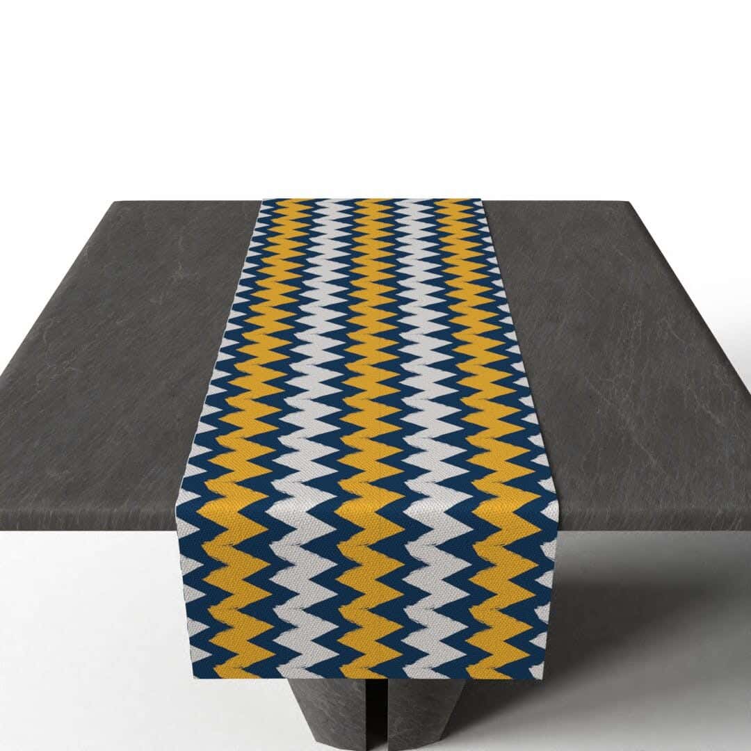 Velvet Runner Dinner Tablecloth, 35×140 cm - Multicolor