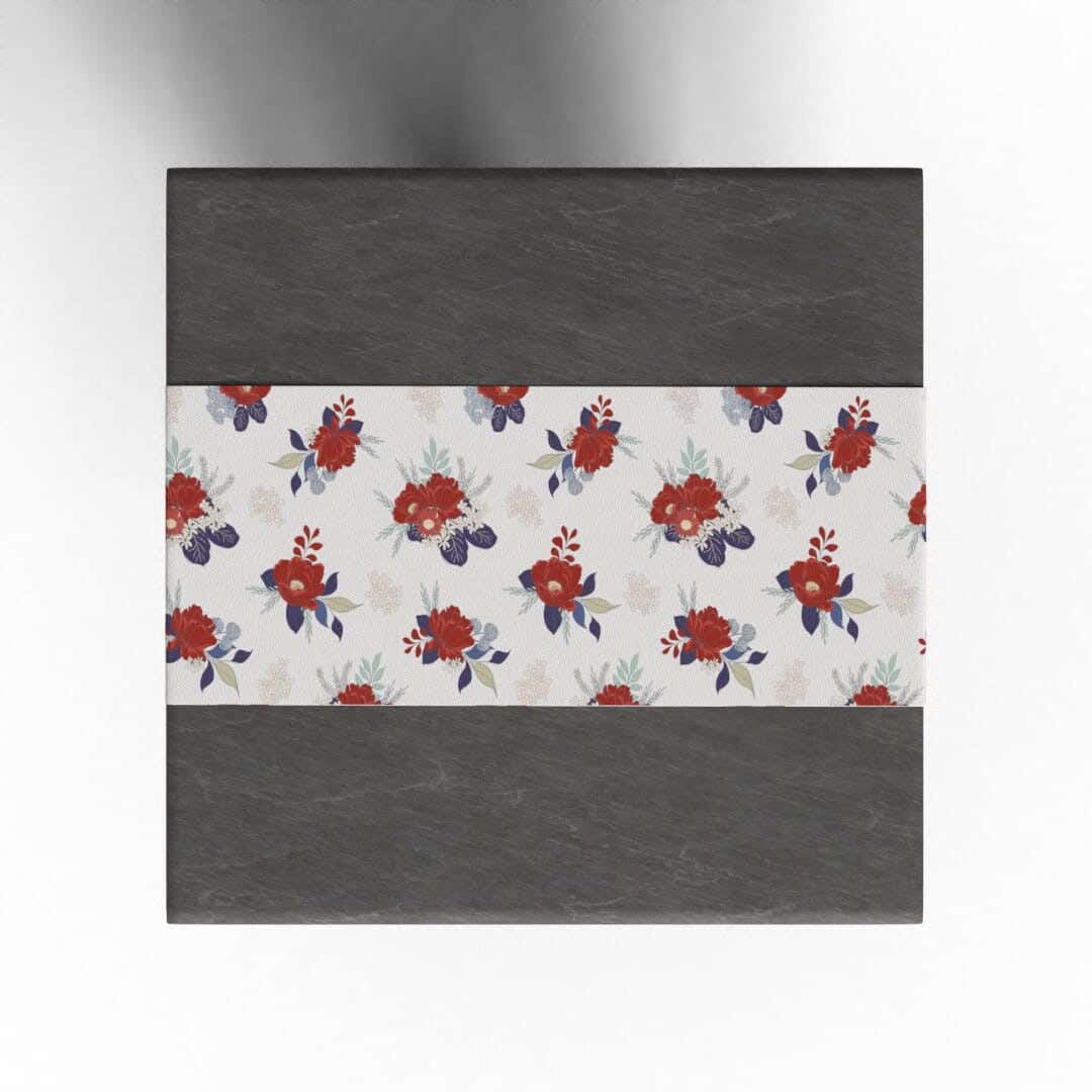 Velvet Runner Dinner Tablecloth, 35×140 cm - Multicolor