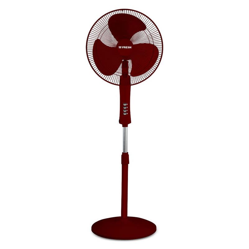 Fresh Stand Fan, 16 Inch, 500019464 - Burgundy