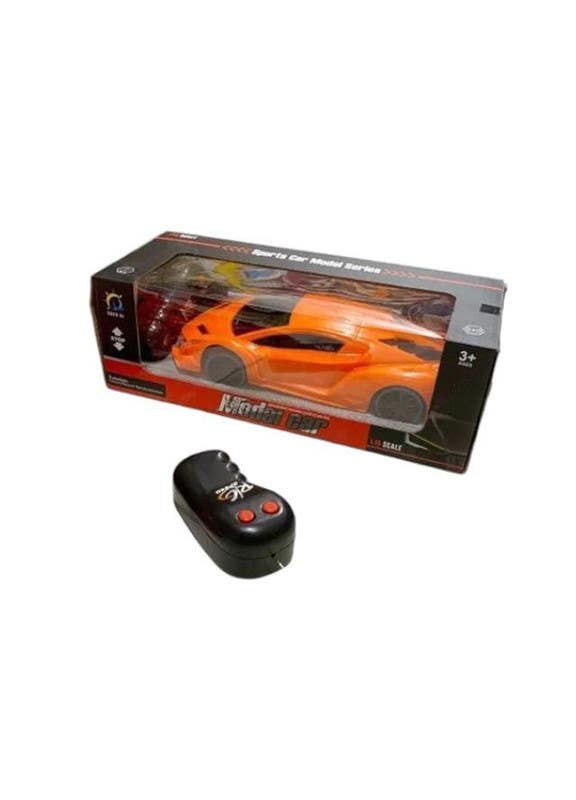 El-Safwa Small Car With Remote Control For Boys - Orange