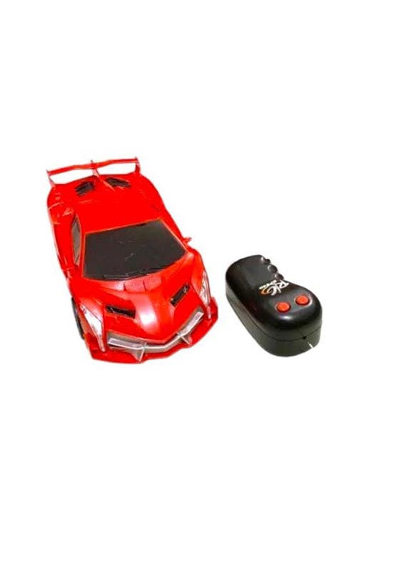El-Safwa Small Car With Remote Control For Boys - Red