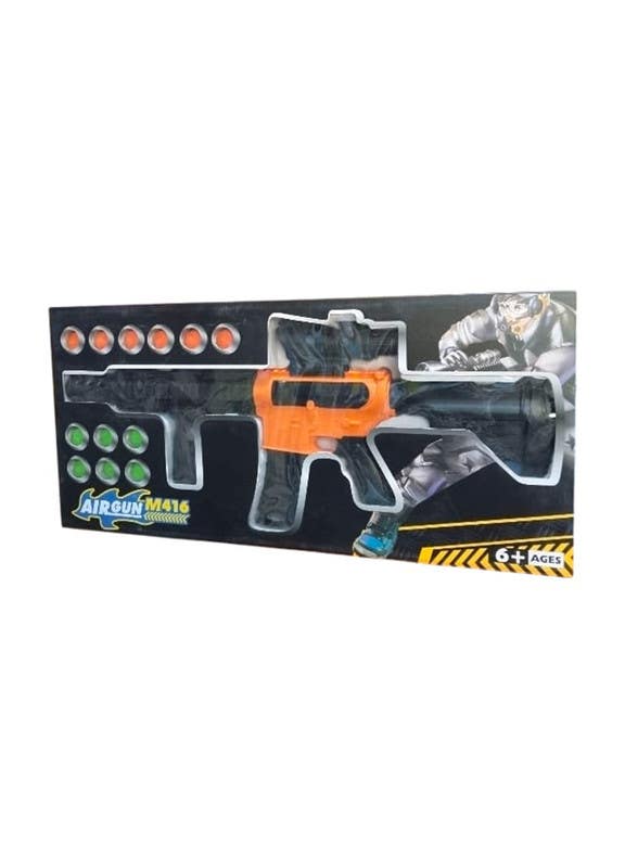 El-Safwa Air Gun For Children - Black Orange