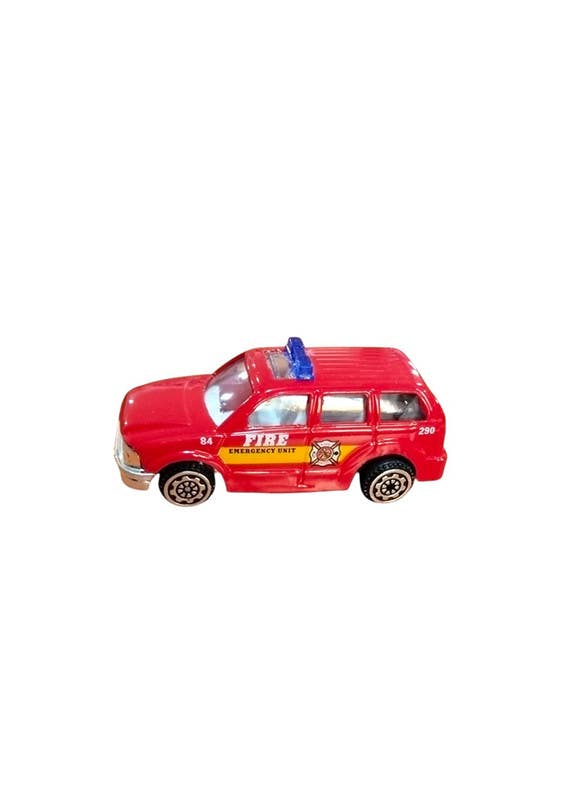 El-Safwa Small Fire Truck Car For Children - Multicolor