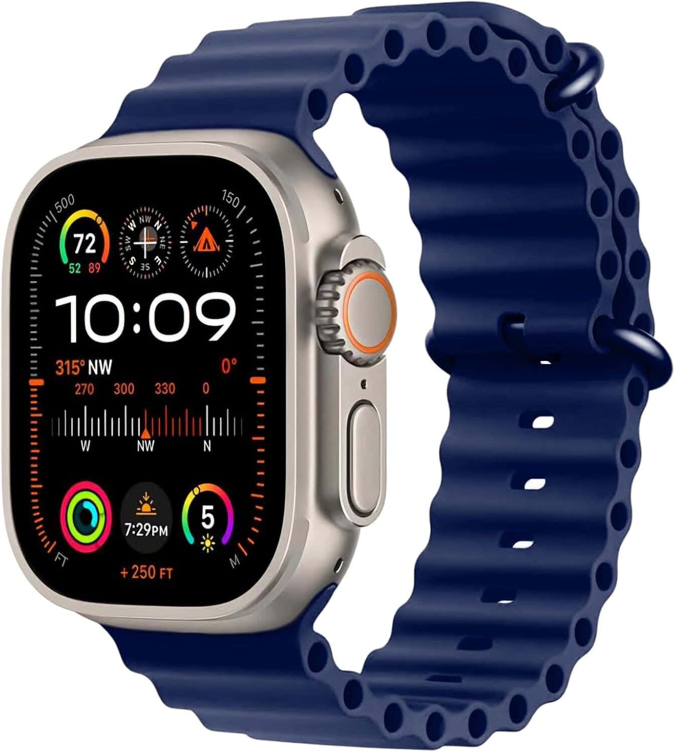 T1000 Ultra Smart Watch Series 9, 2.08 Inch - Drak Blue