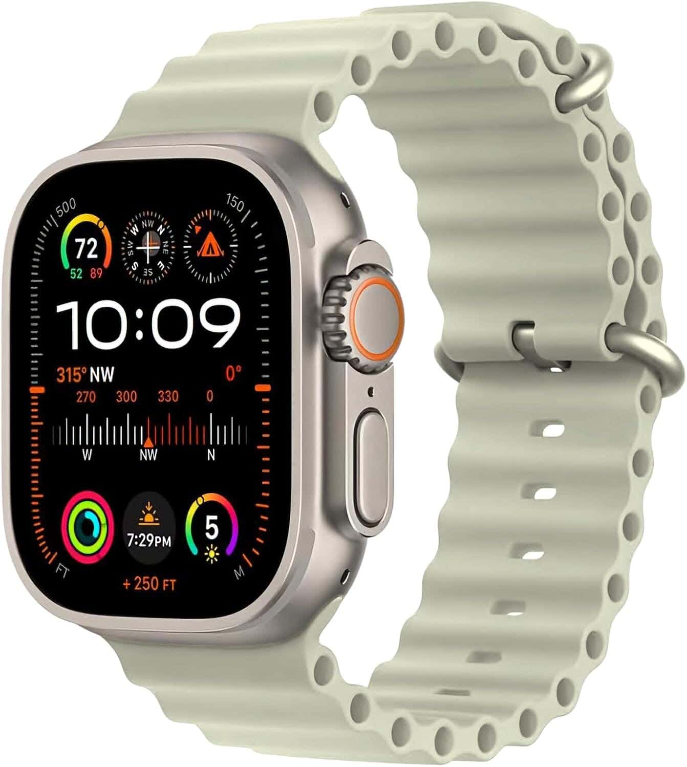 T1000 Ultra Smart Watch Series 9, 2.08 Inch - Off White