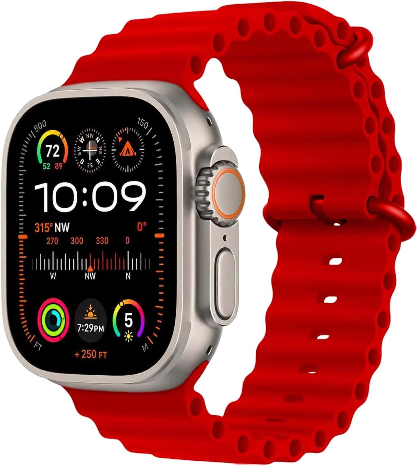 T1000 Ultra Smart Watch Series 9, 2.08 Inch - Red