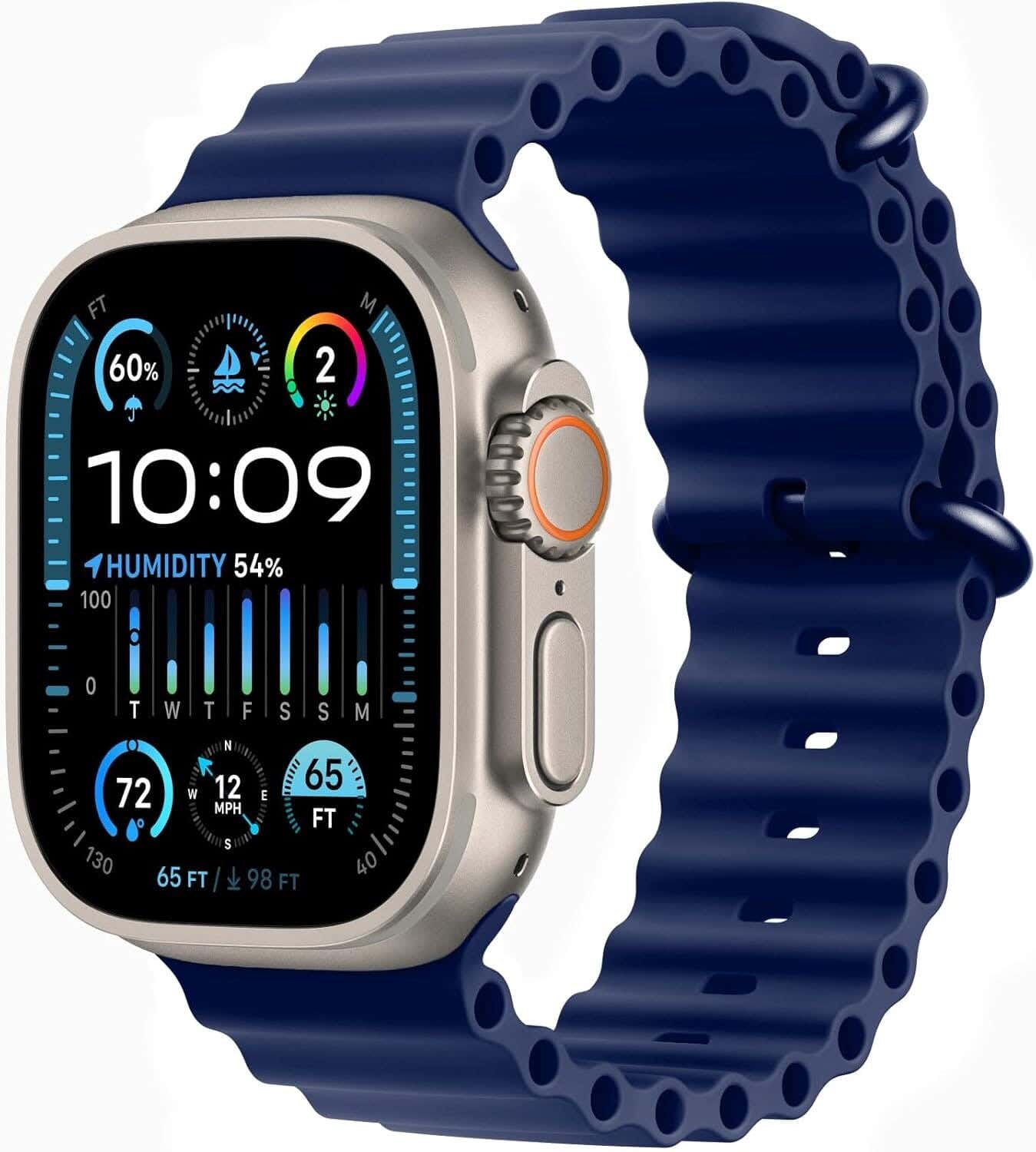 T2000 Ultra Smart Watch Series 9, 2.08 Inch - Dark Blue