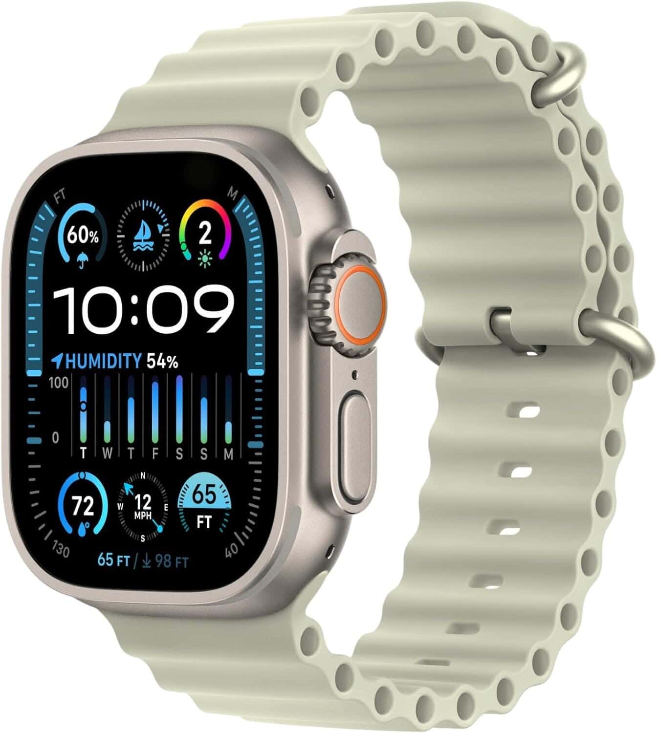 T2000 Ultra Smart Watch Series 9, 2.08 Inch - Off White