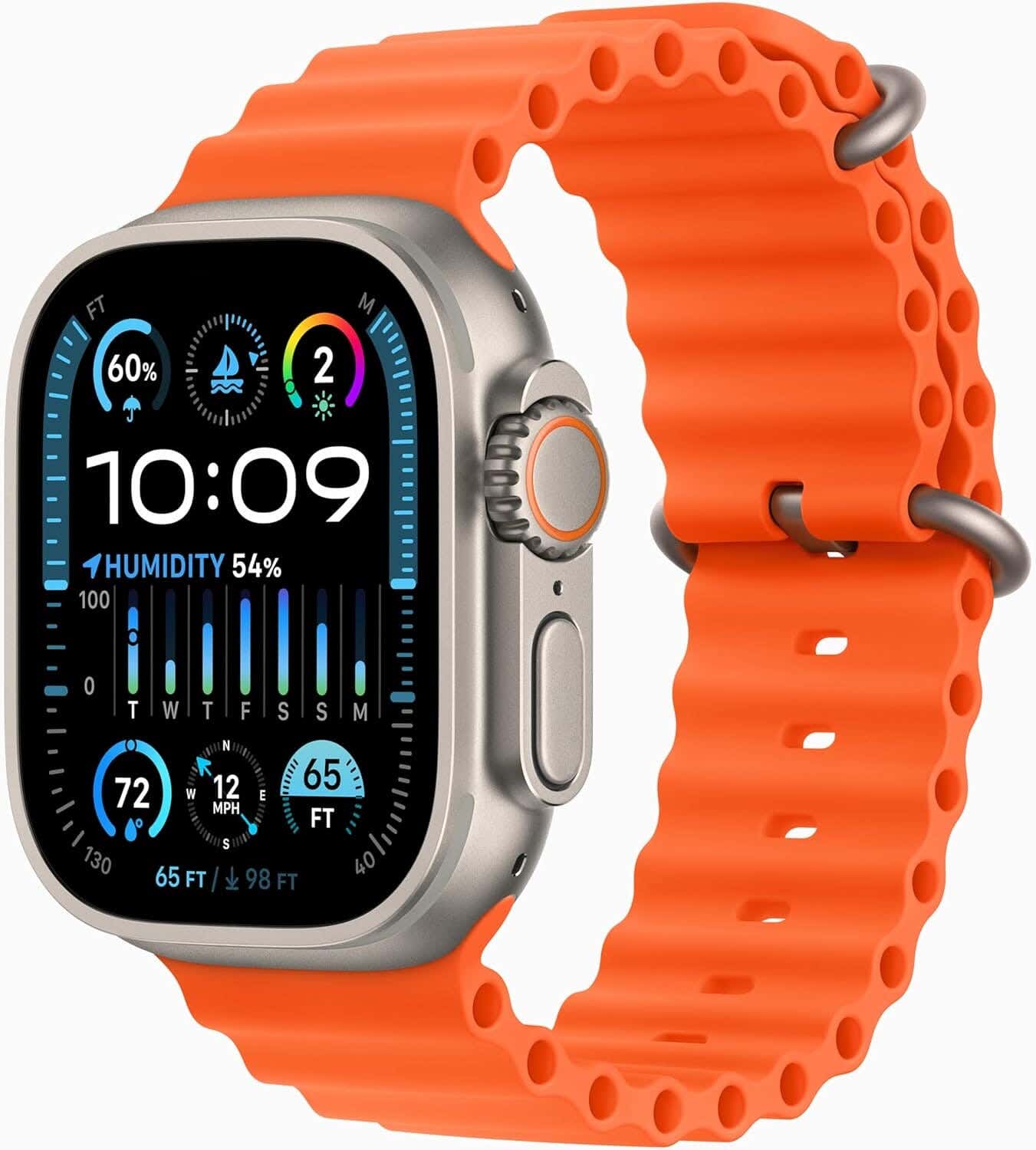 T2000 Ultra Smart Watch Series 9, 2.08 Inch - Orange