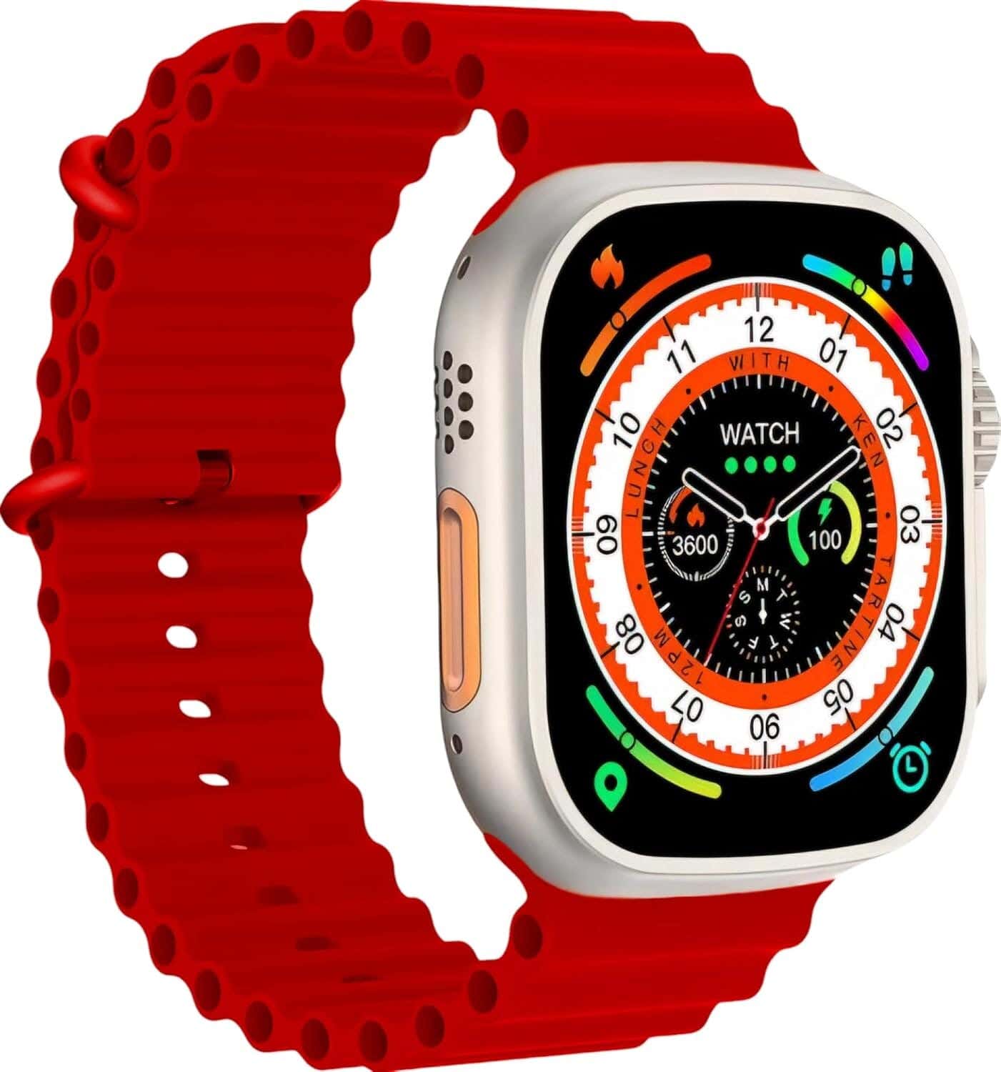 T800 Ultra Smart Watch, 49mm, 1.99 Inch - Red