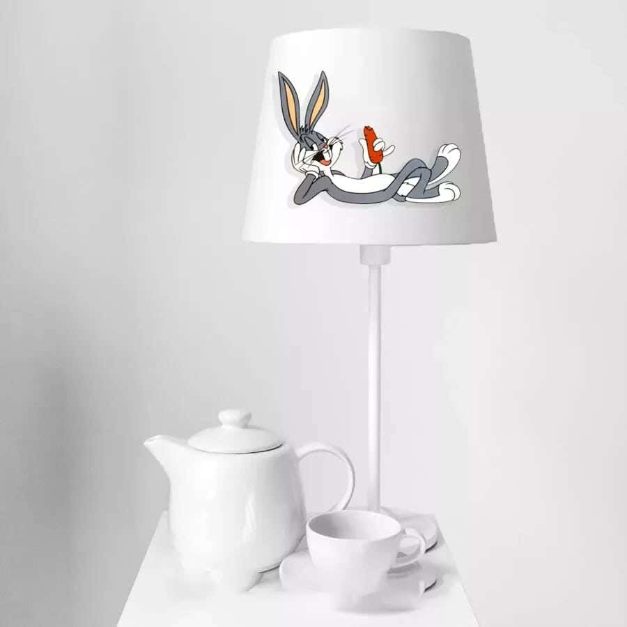 TBS Fabric Kids Table Lamp, 45 ×23 cm - Multicolor