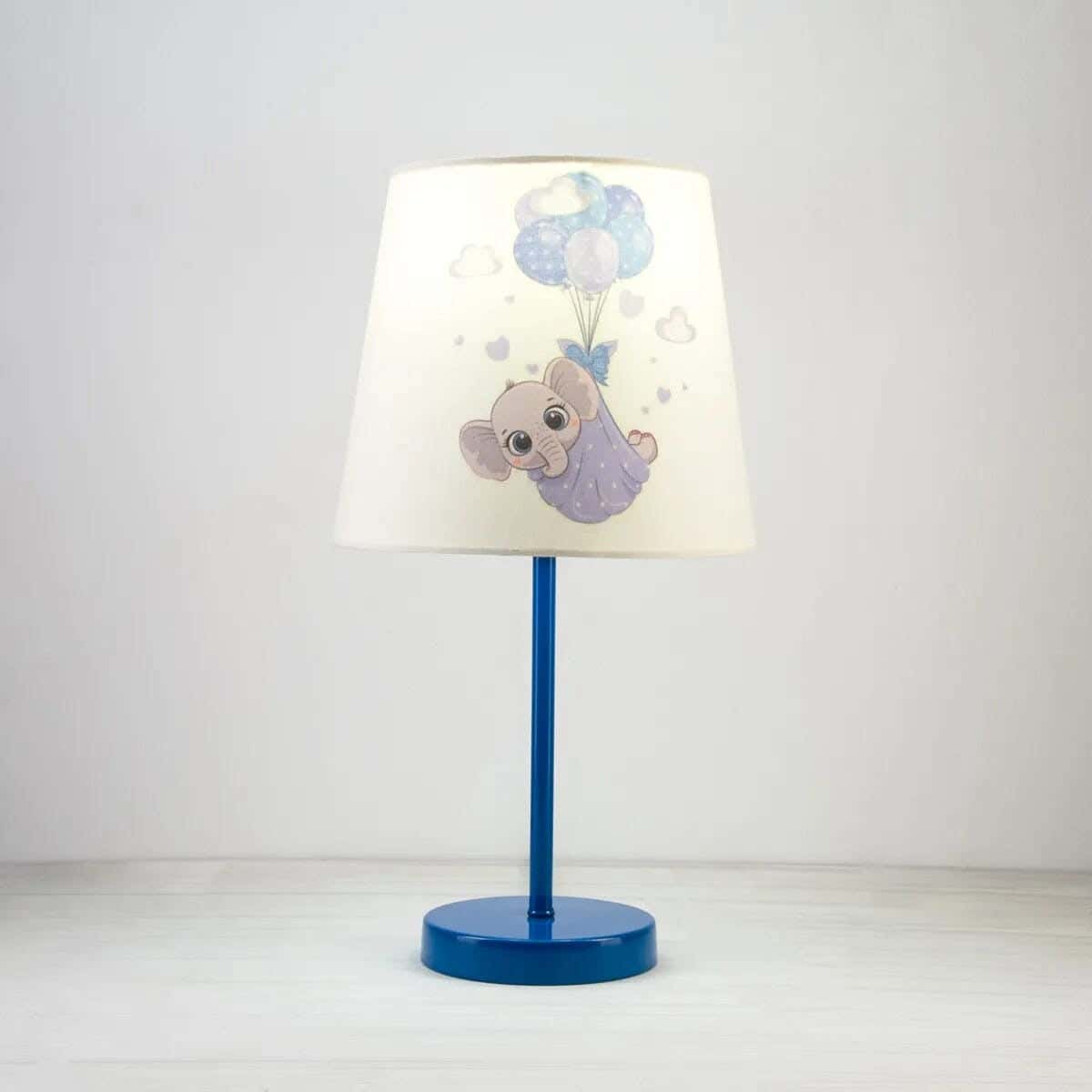 TBS Fabric Kids Table Lamp, 45 ×23 cm - Multicolor