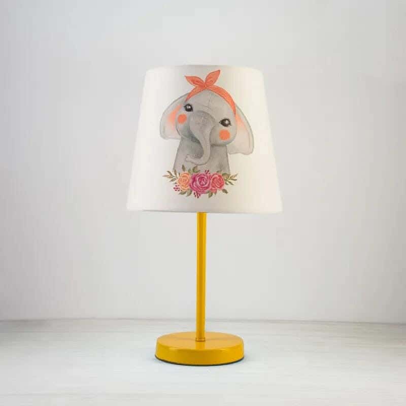TBS Fabric Kids Table Lamp, 45 ×23 cm - Multicolor