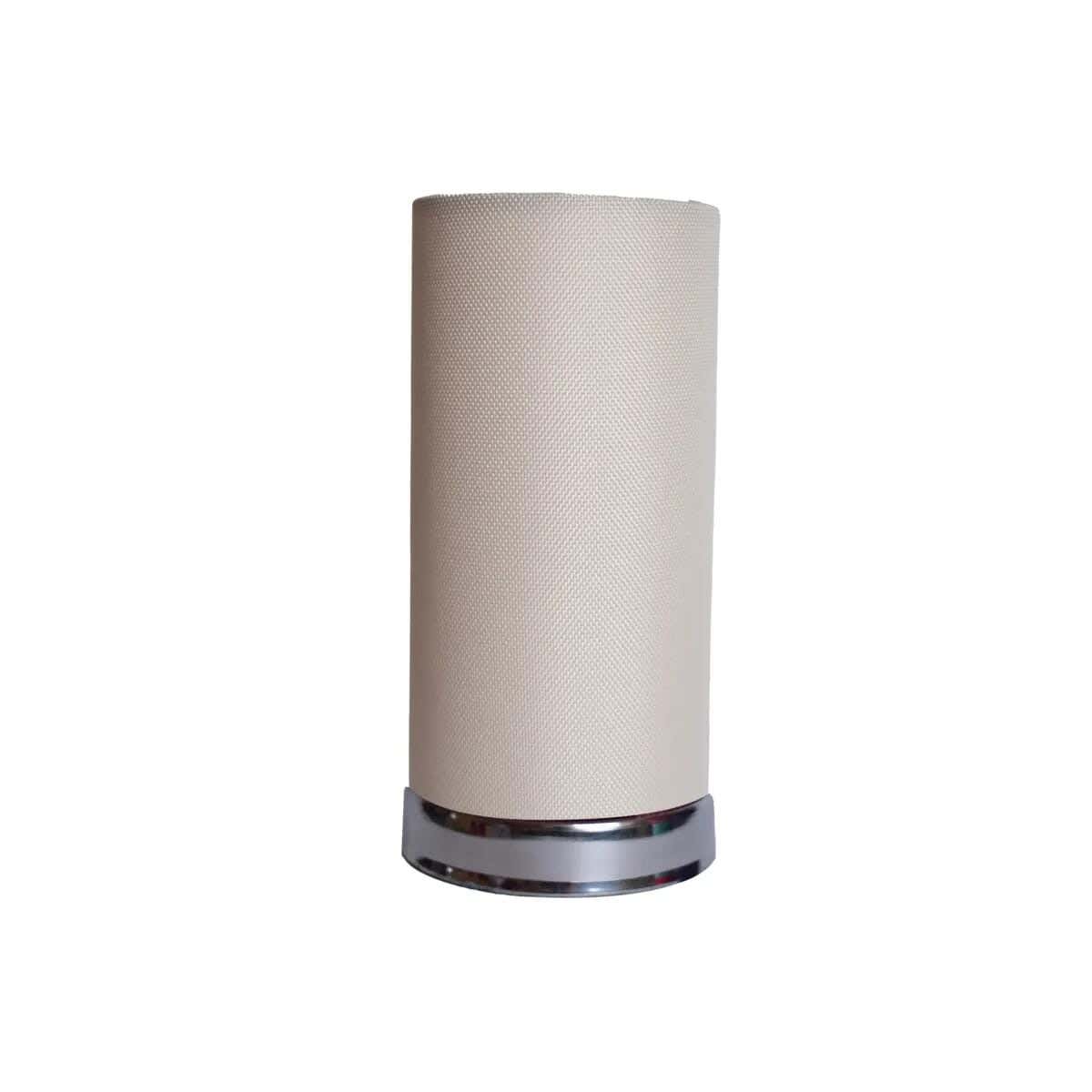 TBS Fabric Modern Table Lamp, 28 ×12 cm - Grey