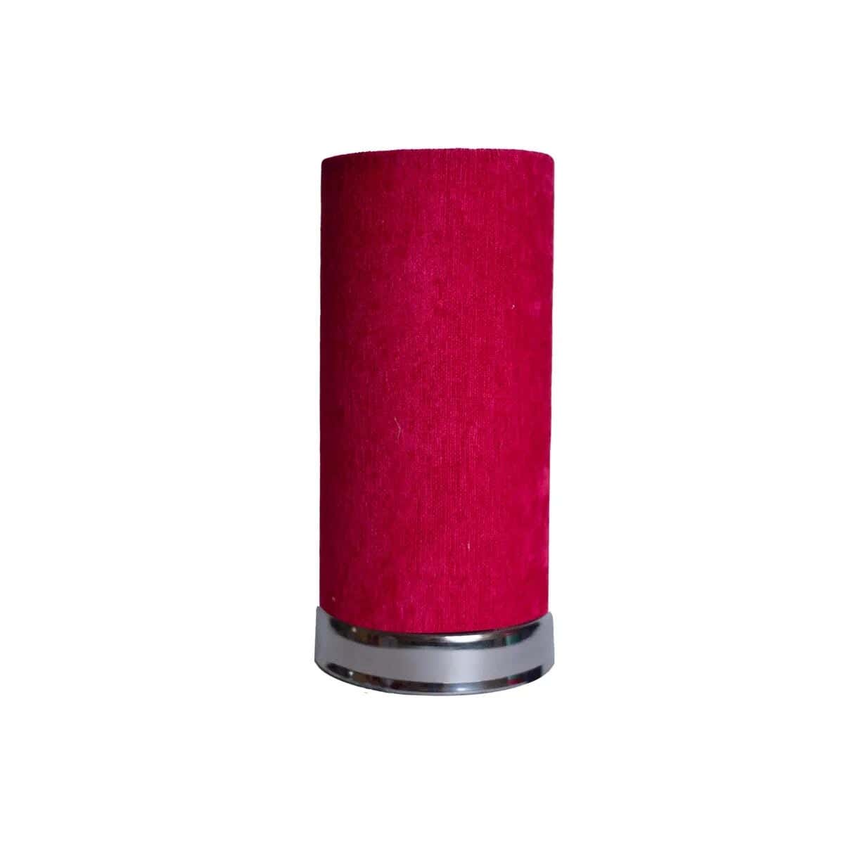 TBS Fabric Modern Table Lamp, 28 ×12 cm - Red