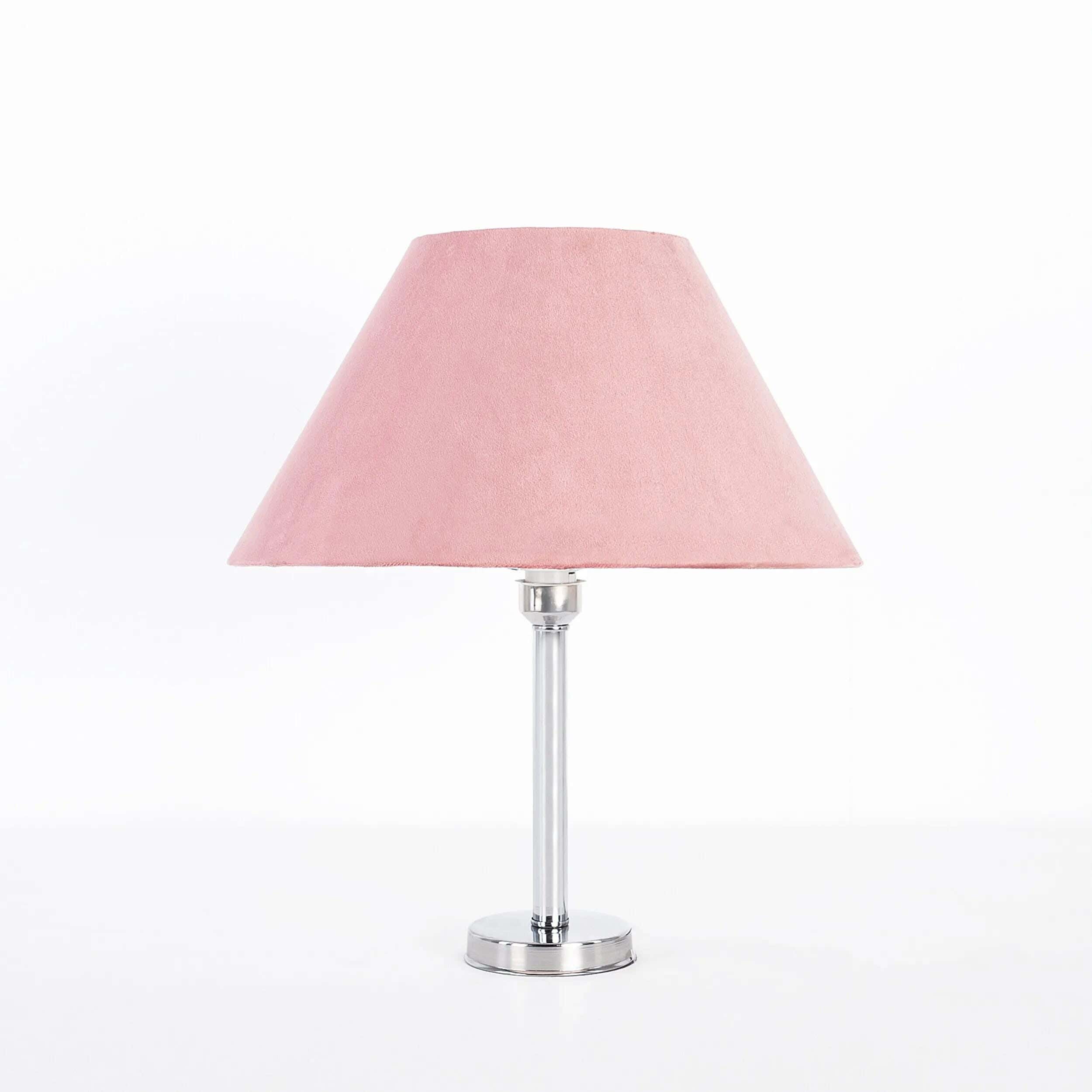 TBS Fabric Modern Table Lamp, 45 ×30 cm - Cashmere