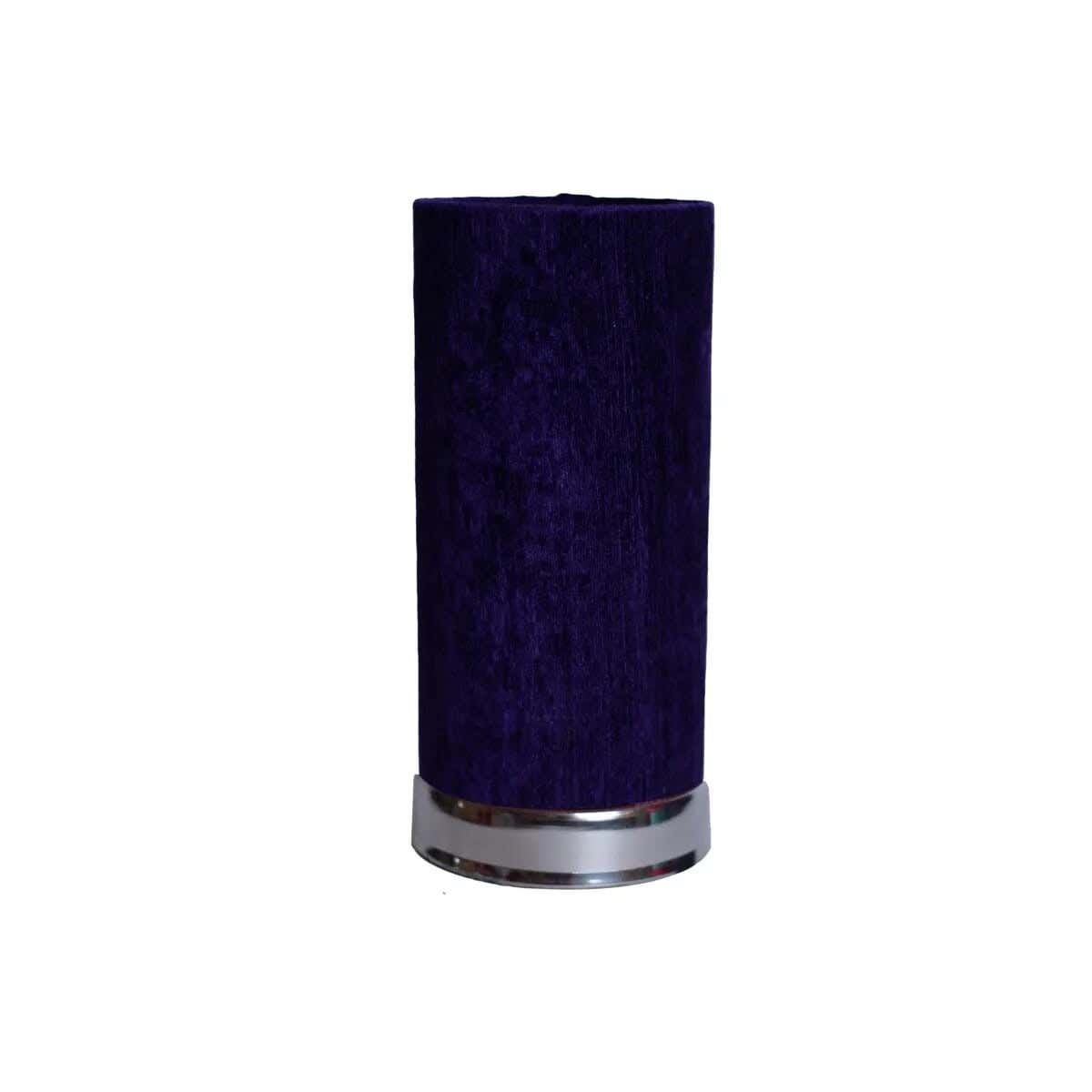 TBS Fabric Modern Table Lamp, 25 ×12 cm - Navy Blue