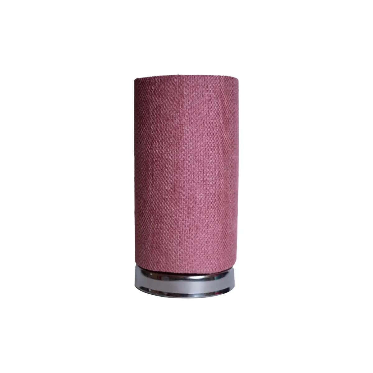 TBS Fabric Modern Table Lamp, 25 ×12 cm - Mauve
