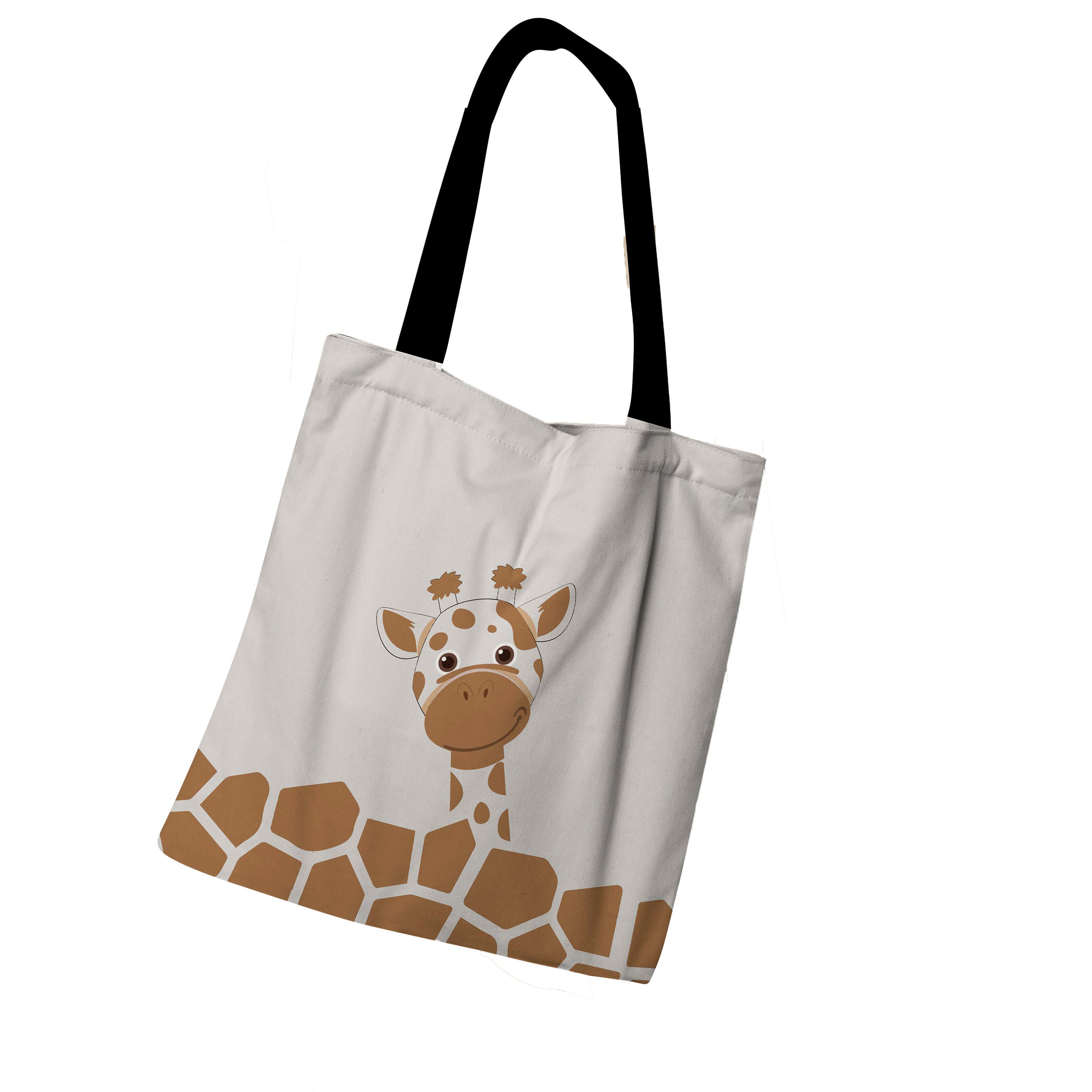 Tote Bag with Zipper, 41×46 cm - Multicolor