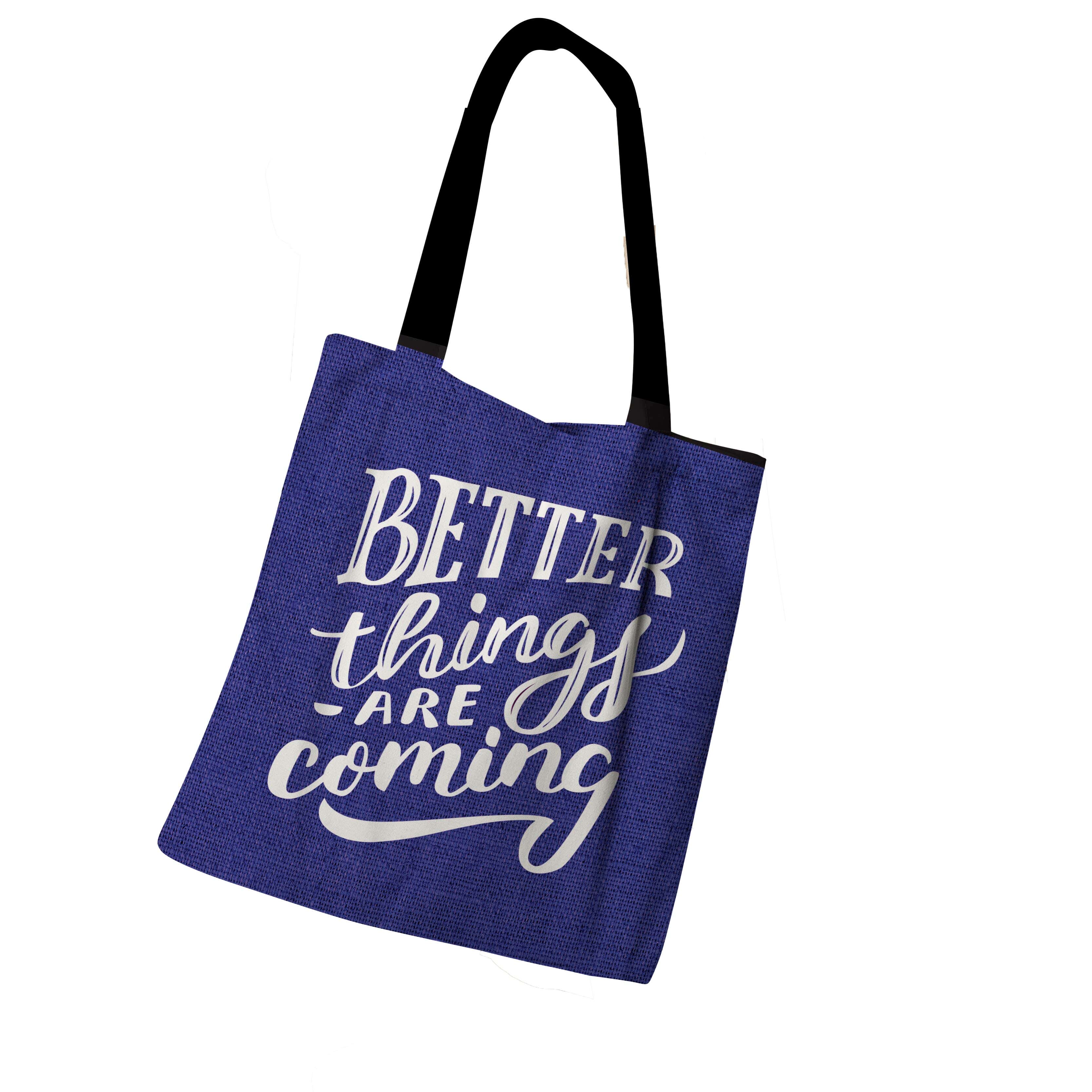 Tote Bag with Zipper, 41×46 cm - Multicolor