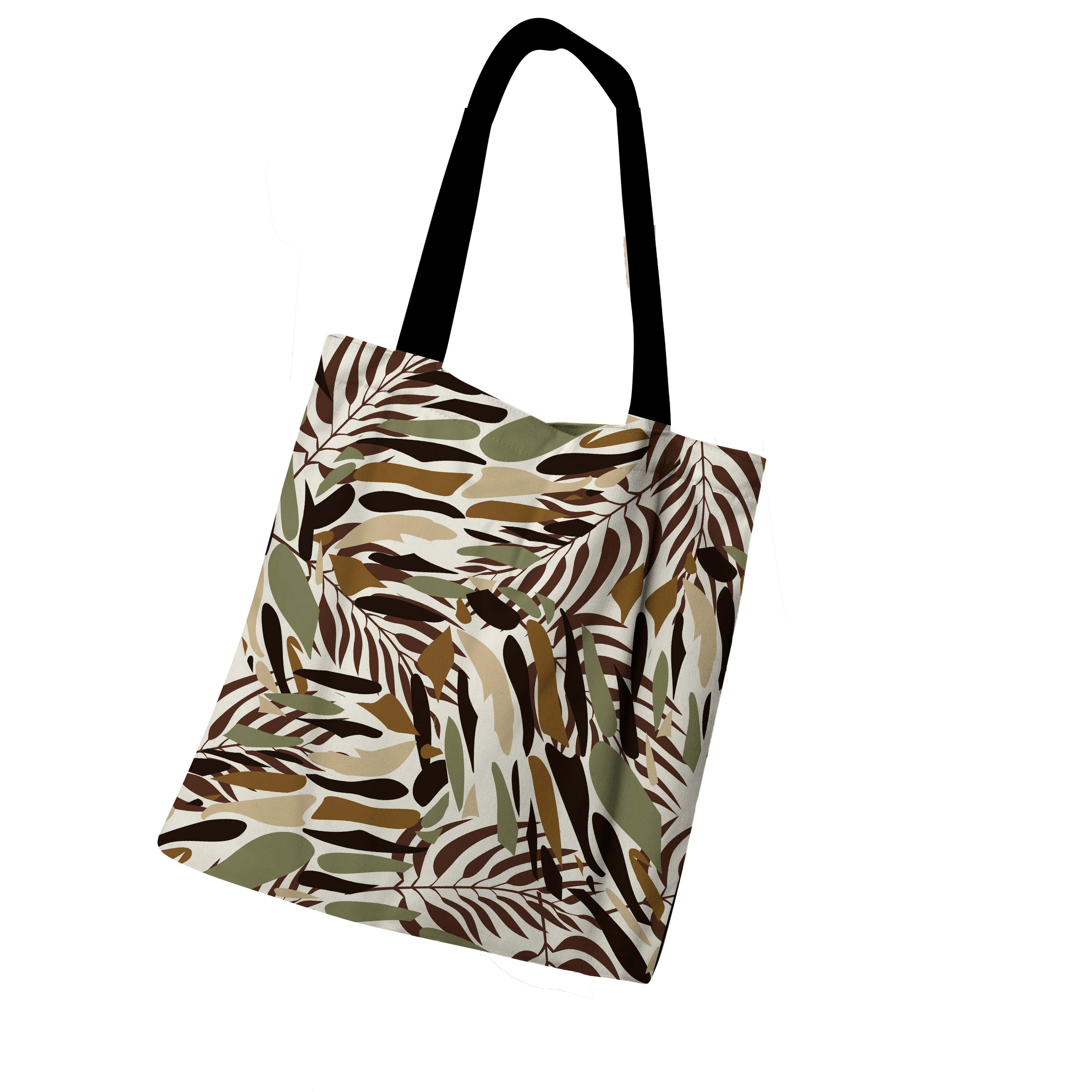 Tote Bag with Zipper, 41×46 cm - Multicolor