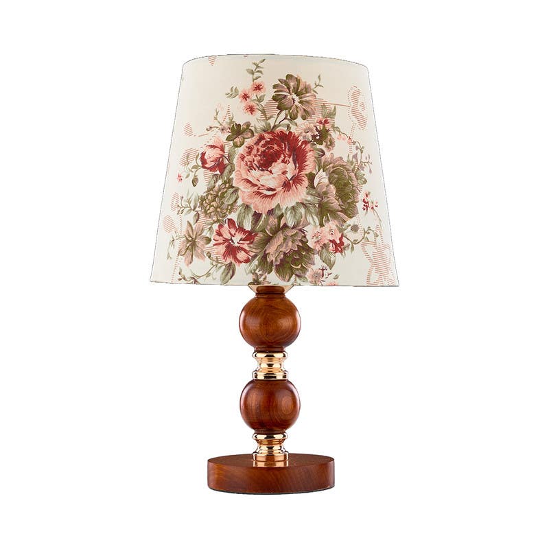 Modern wooden lamp, 20×30×40 cm, 1 bulb - multi-colored