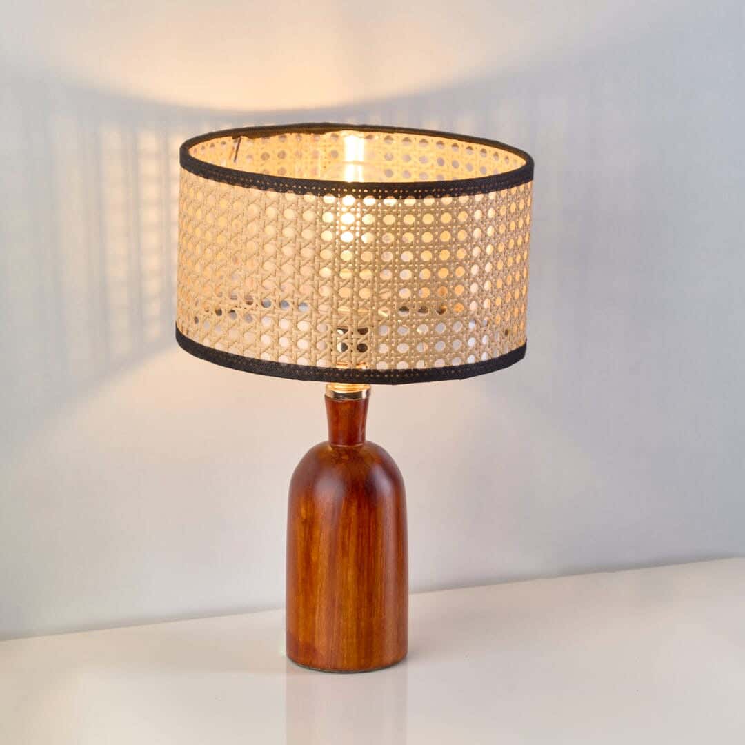 Modern Lampshade, 45 X 35 X 30 Cm, Wood - Brown