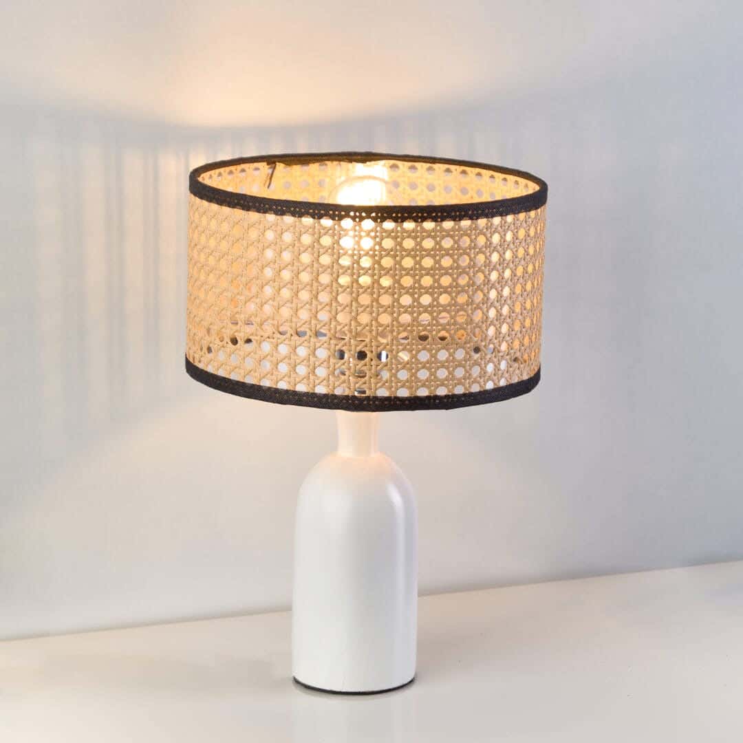 Modern Lampshade, 45 X 35 X 30 Cm, Wood - White